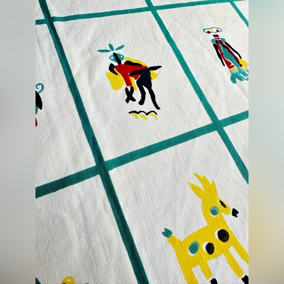 Vintage Mexican Tablecloth - Picture 3 of 10